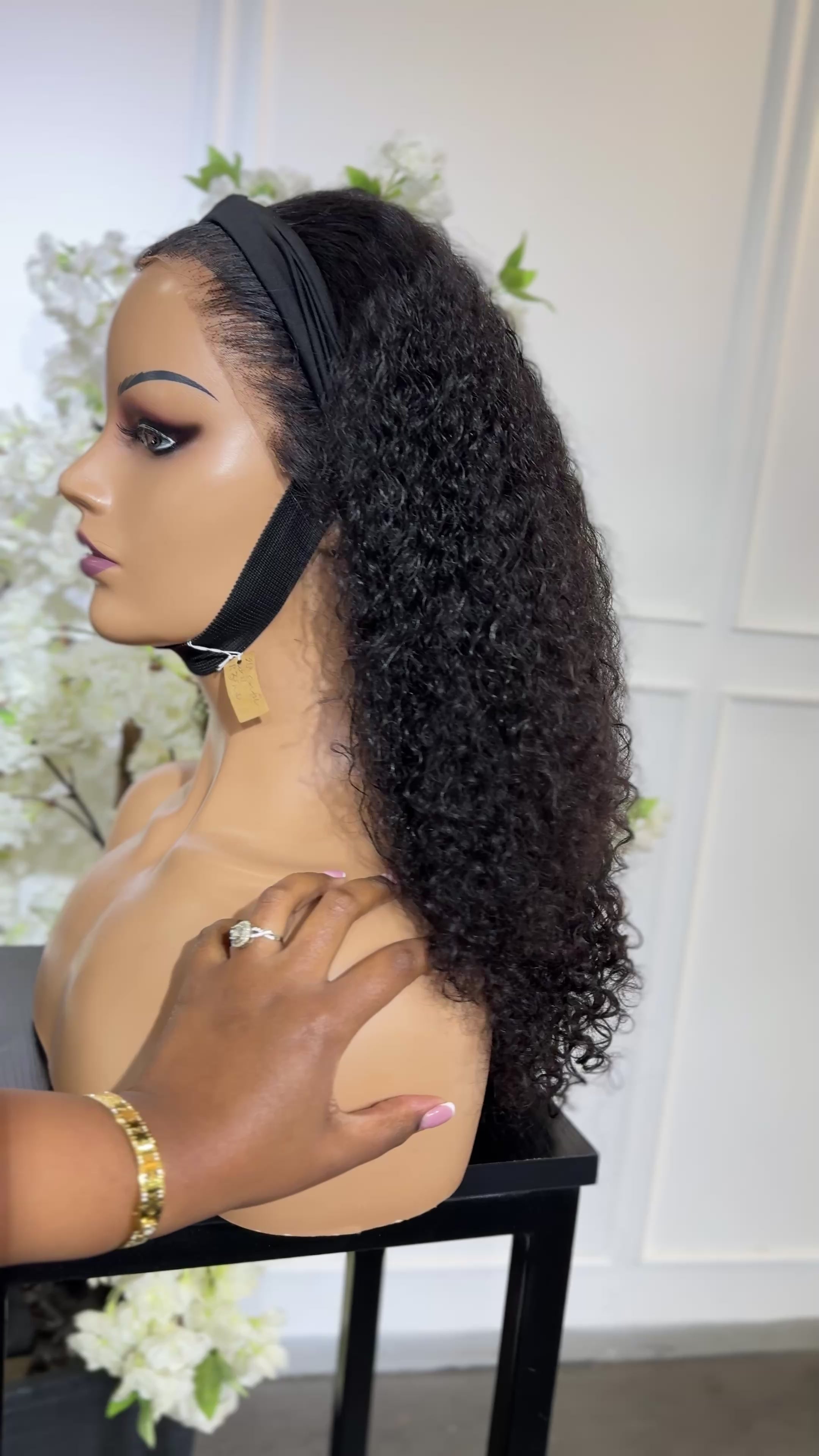 20” Exotic Curl Full-frontal Unit - SAMPLE WIG