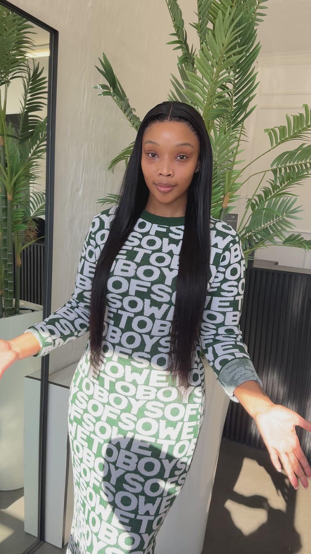 30” Straight Full-frontal - SAMPLE WIG