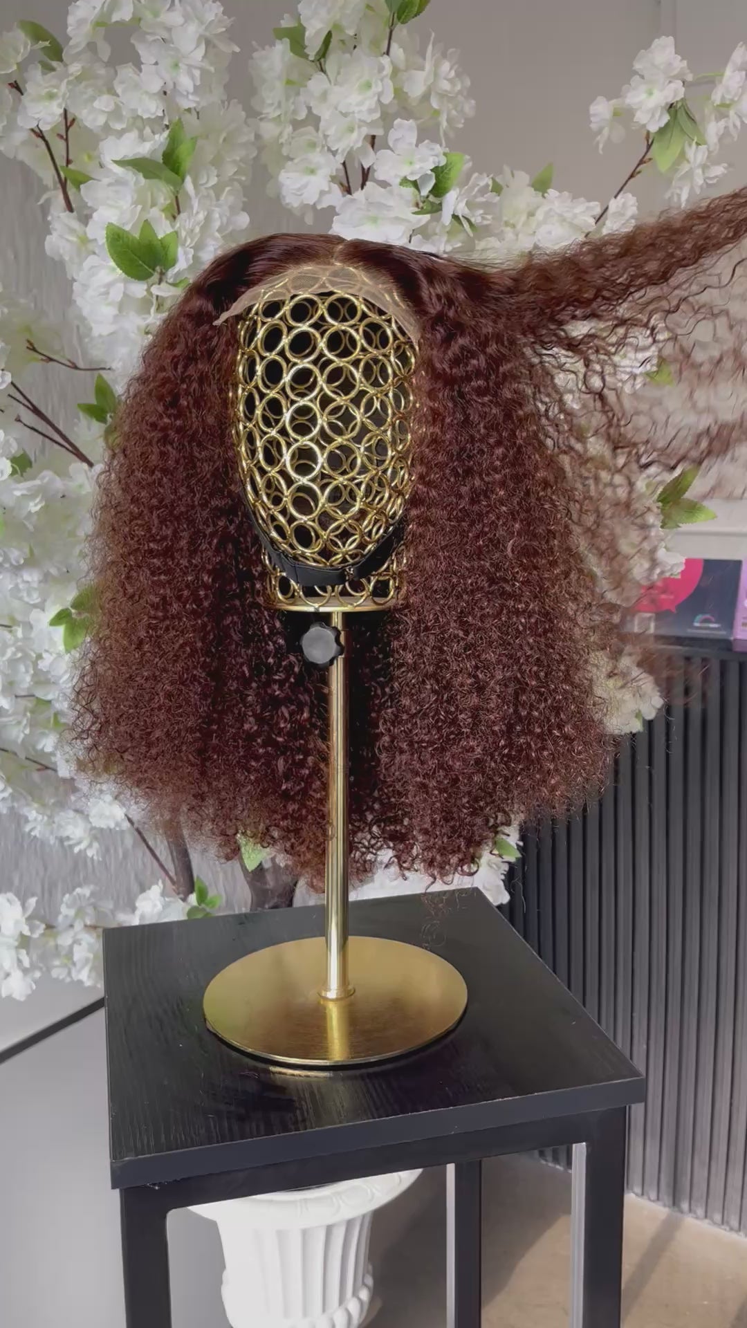 20” Brown Pissy Curly Unit