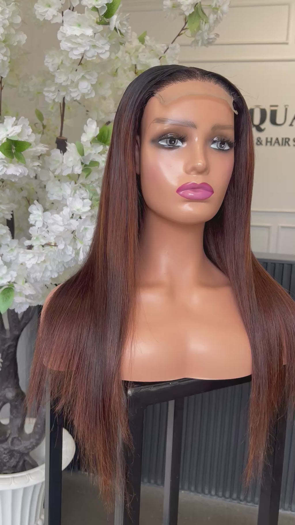 18” ombre glueless - SAMPLE WIG