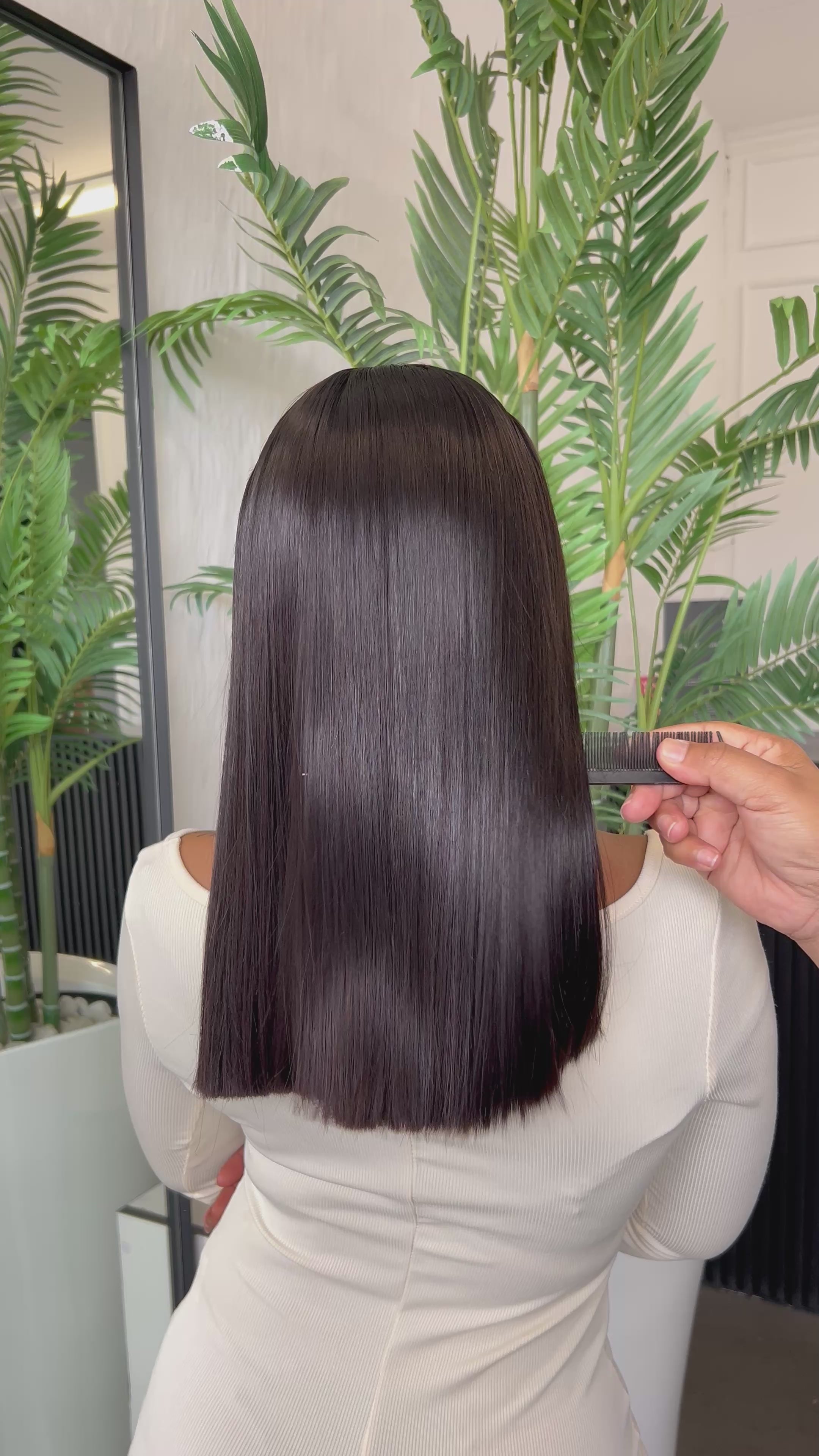 16” Vietnamese 5X5 bob - SAMPLE WIGS