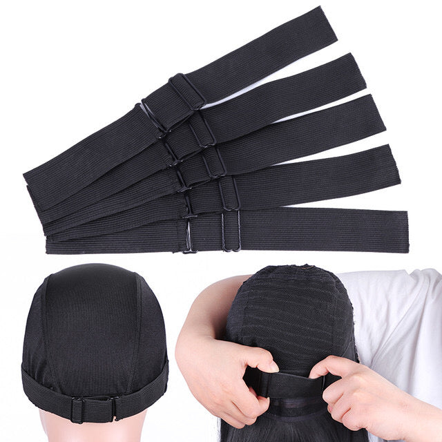 Adjustable elastic band for wigs