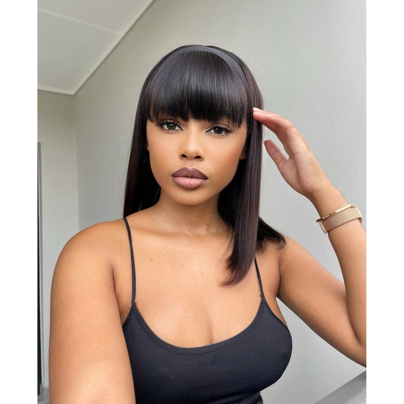 12” Fringe - Straight Peruvian Wig