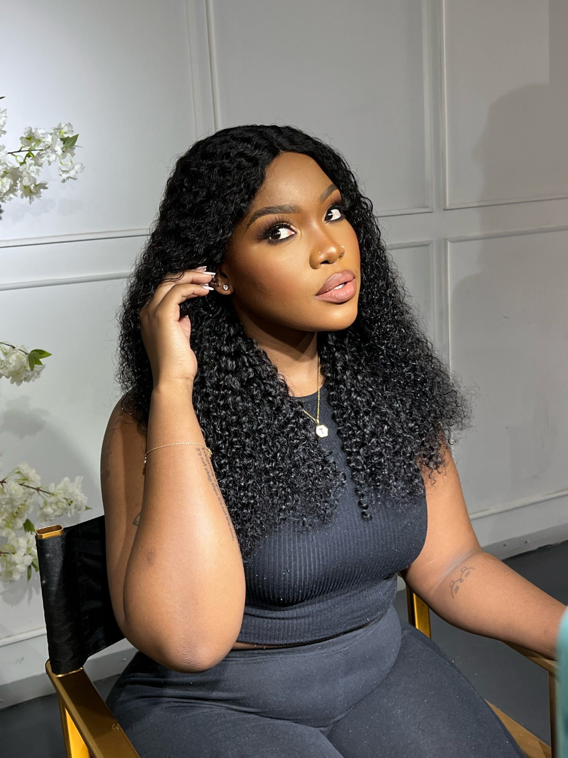 18” Jerry Curl Wig