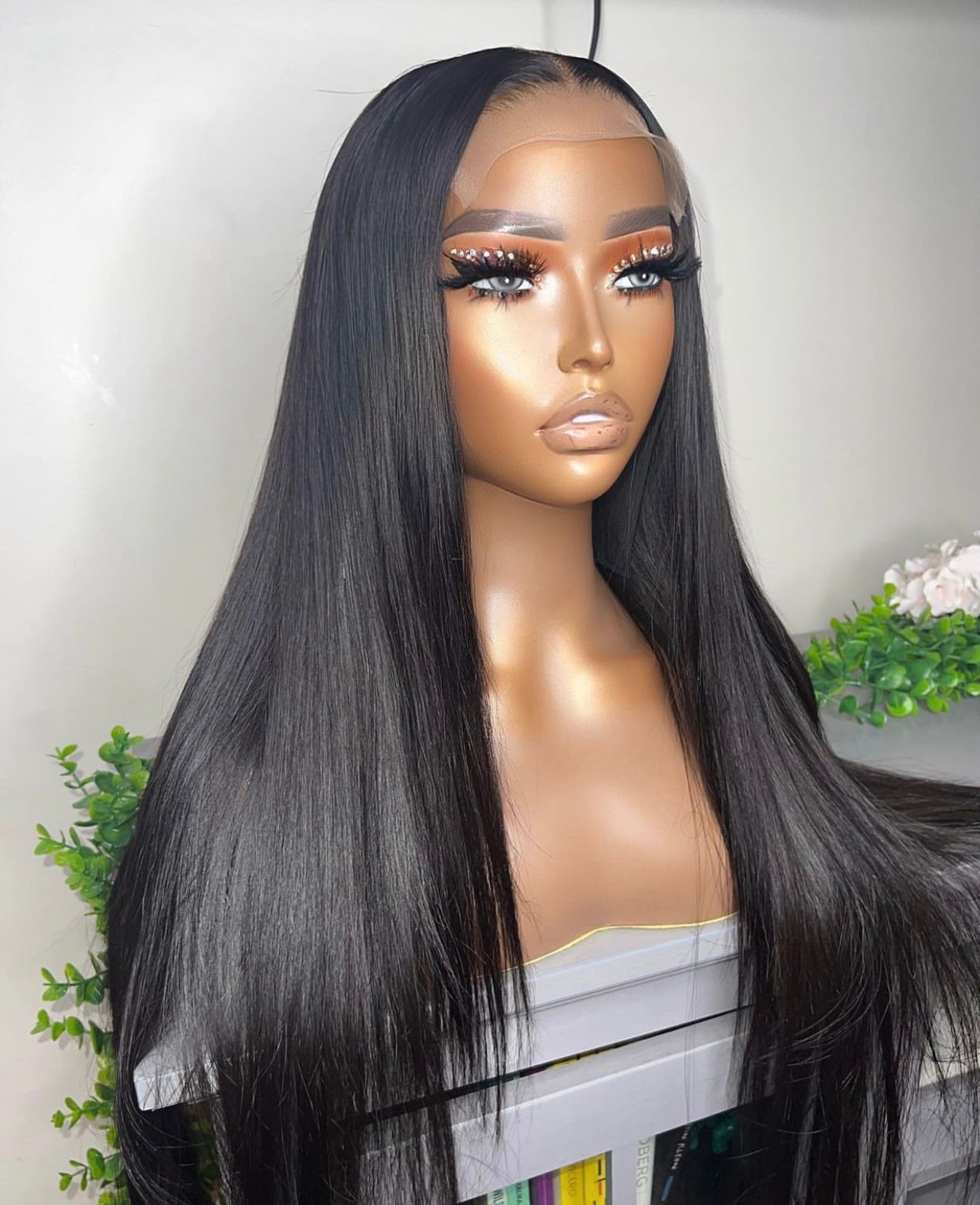 24” Straight Peruvian 5x5 Wig