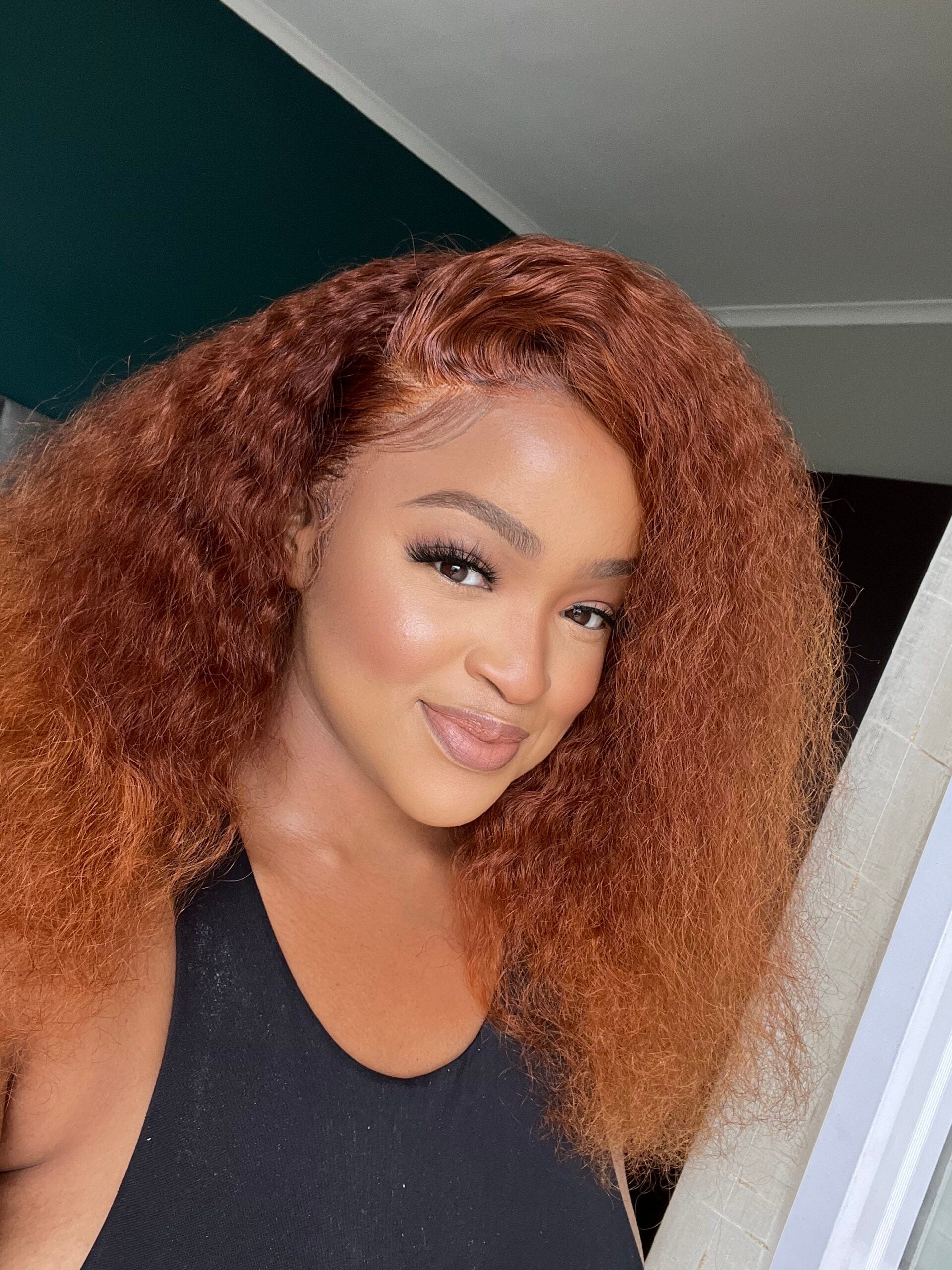 20” Two toned Ginger Curly Unit