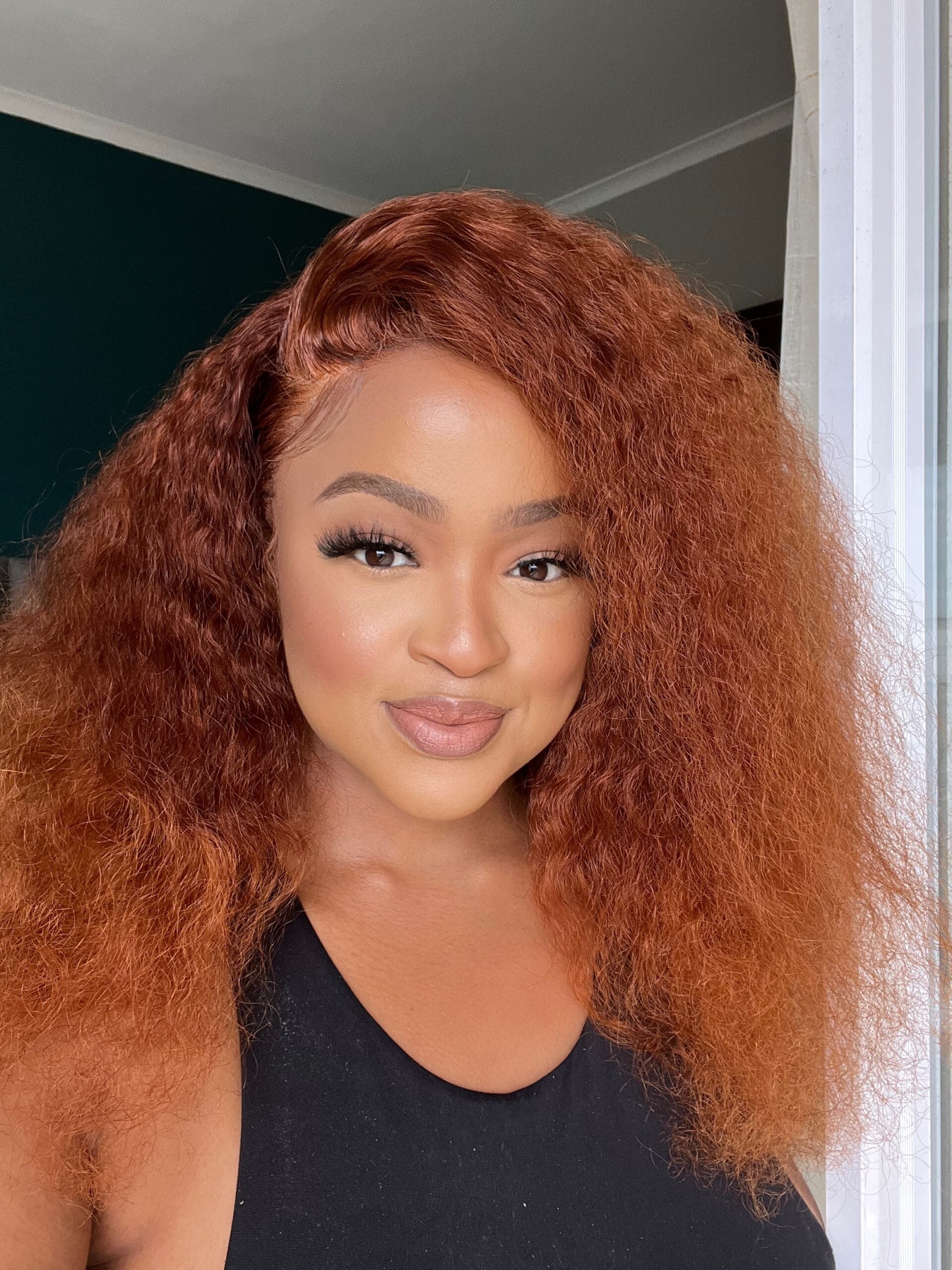 20” Two toned Ginger Curly Unit