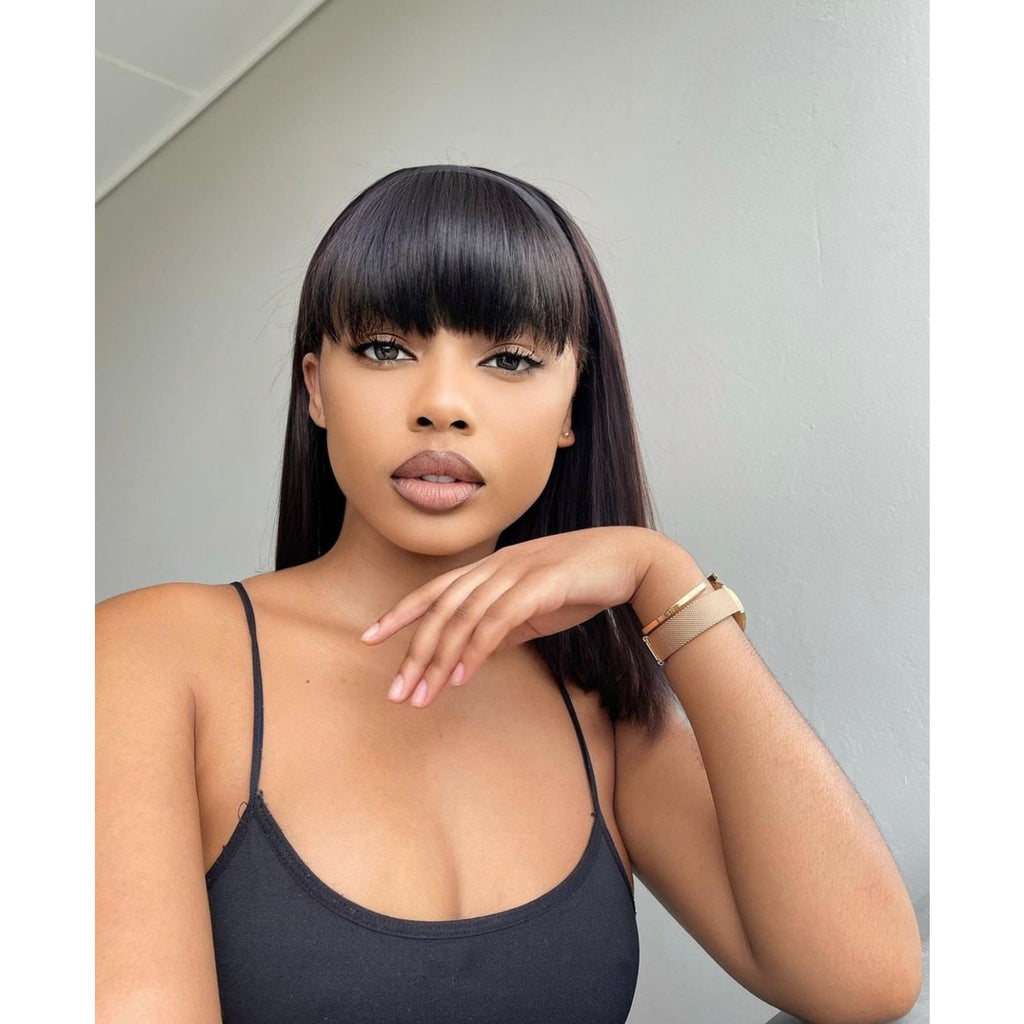 12” Fringe - Straight Peruvian Wig